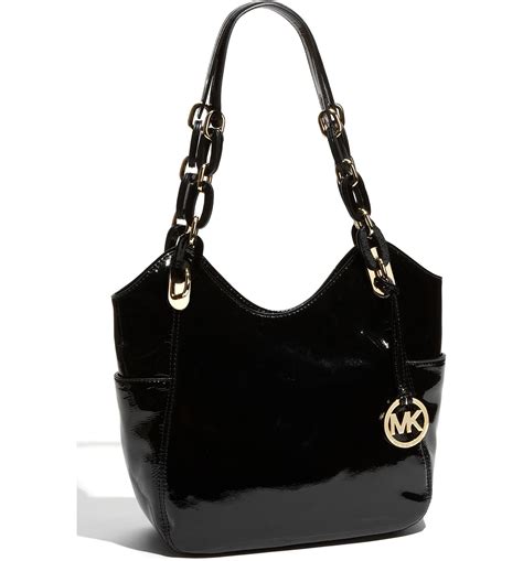 michael kors lilly black|Michael Kors Lilly Leather Medium Tote (Black) .